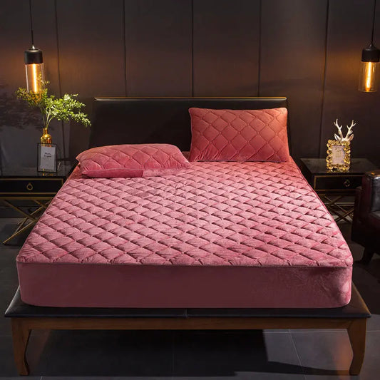 Ultra-Plush Crystal Velvet Quilted Protector