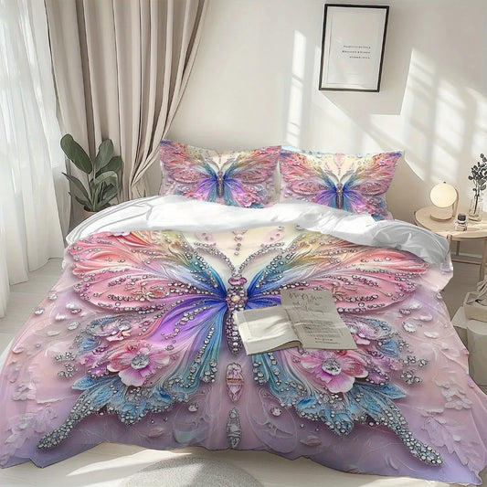 Ethereal Butterfly Fantasy Bedding Set