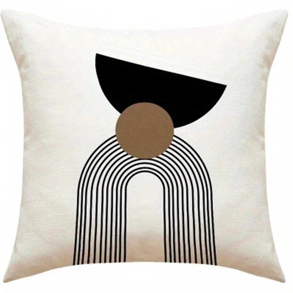 Abstract geometric line printed pillowcase modern Nordic style home furnishing room decoration living room sofa cushion cover - AliExpress 15