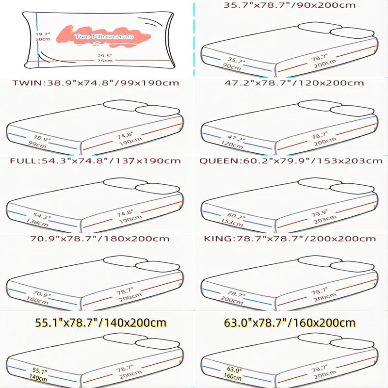 Premium Soft Microfiber Fitted Bedding Set