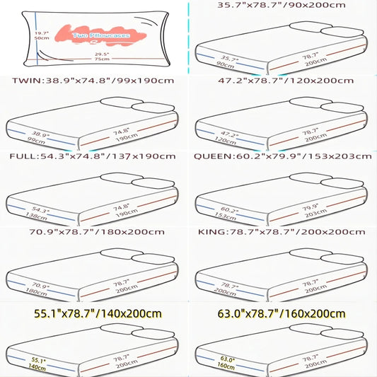 Premium Soft Microfiber Fitted Bedding Set