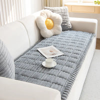 Premium Quilted Flannel Sofa Protector