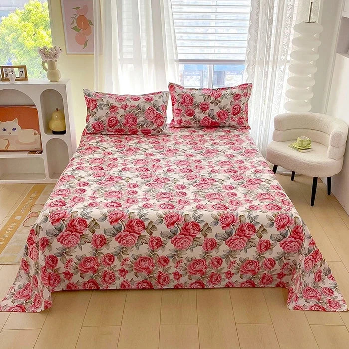 Botanical Bloom Premium Luxury Flat Sheet