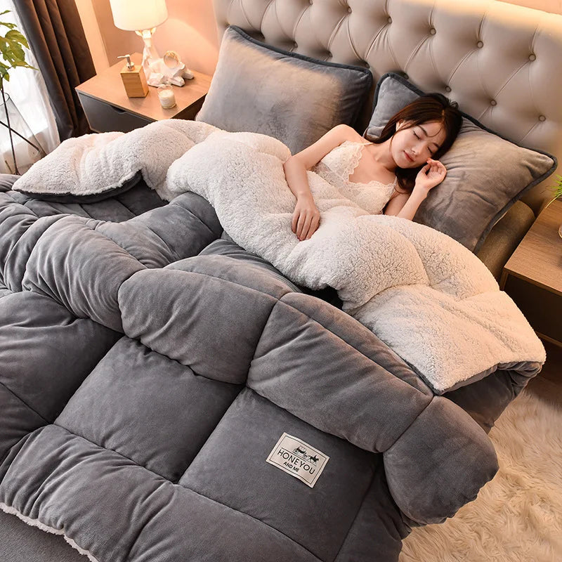 Ultra-Thick Dual-Sided Winter Cloud Comforter