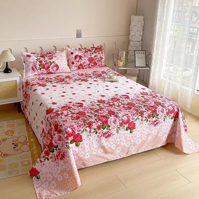 Botanical Bloom Premium Luxury Flat Sheet