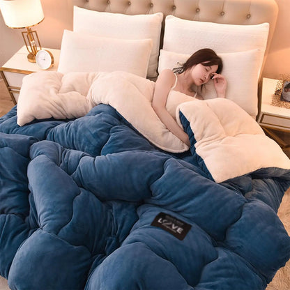 Ultra-Warm Thickened Flannel Winter Comforter