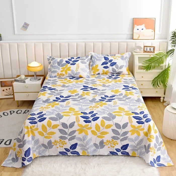 Botanical Bloom Premium Luxury Flat Sheet