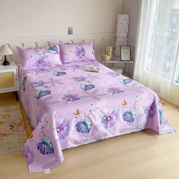 Botanical Bloom Premium Luxury Flat Sheet