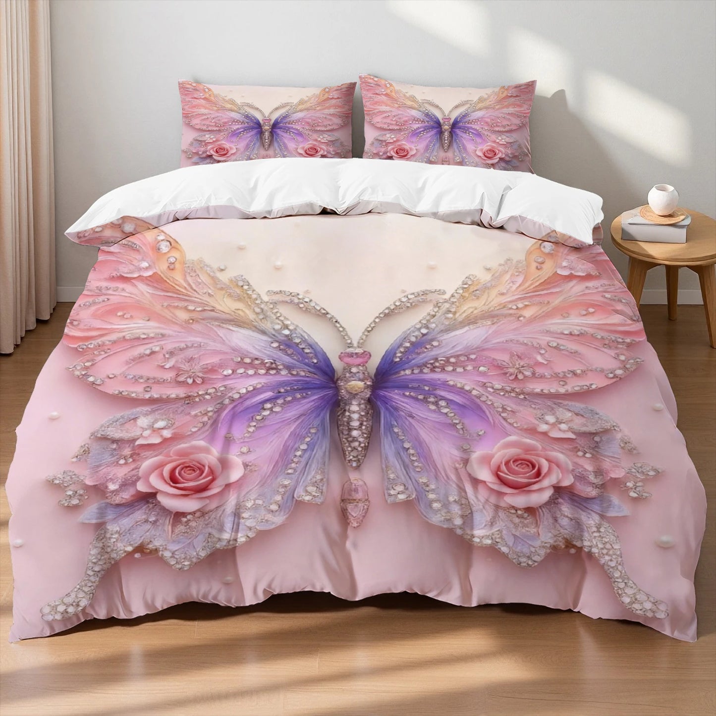 Ethereal Butterfly Fantasy Bedding Set