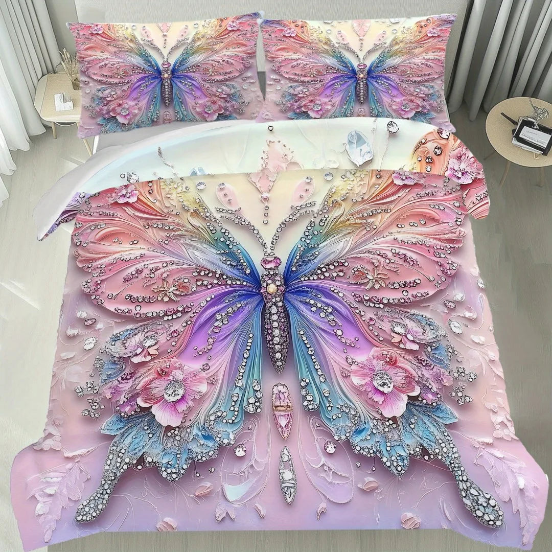 Ethereal Butterfly Fantasy Bedding Set