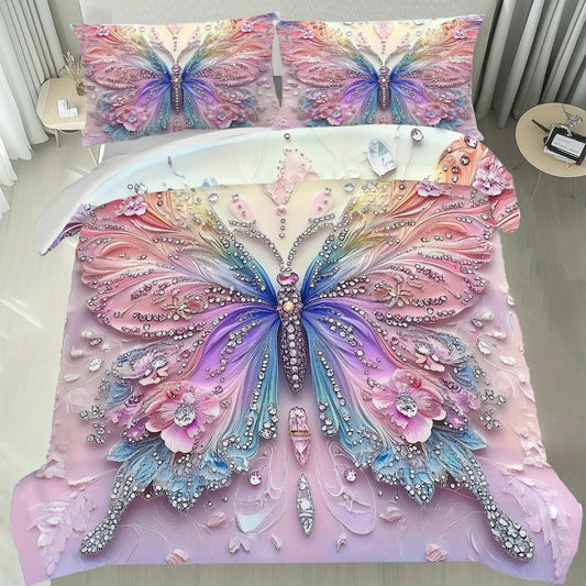 Ethereal Butterfly Fantasy Bedding Set