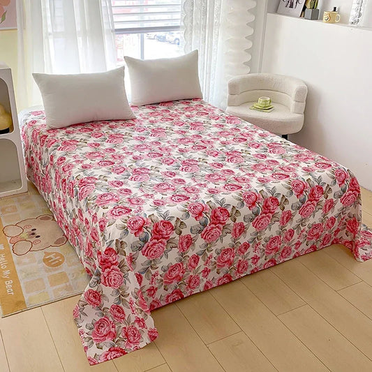 Botanical Bloom Premium Luxury Flat Sheet