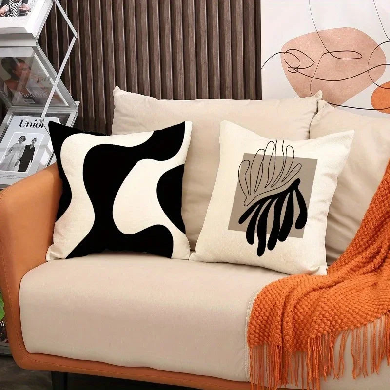 Abstract geometric line printed pillowcase modern Nordic style home furnishing room decoration living room sofa cushion cover - AliExpress 15