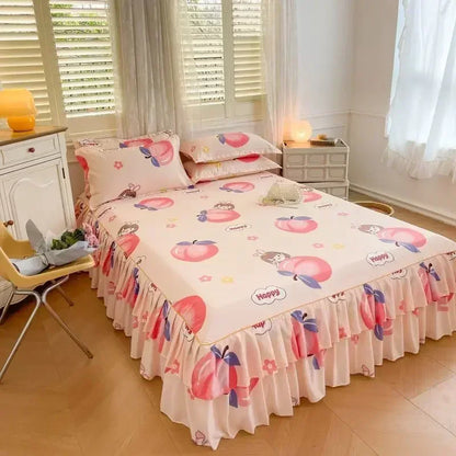 Elegant Floral Anti-Slip Bedset