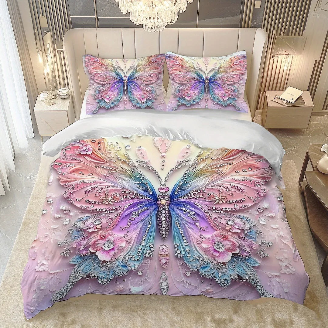 Ethereal Butterfly Fantasy Bedding Set
