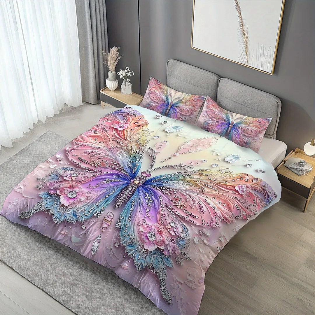 Ethereal Butterfly Fantasy Bedding Set