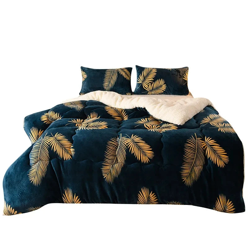 Ultra-Warm Thickened Flannel Winter Comforter