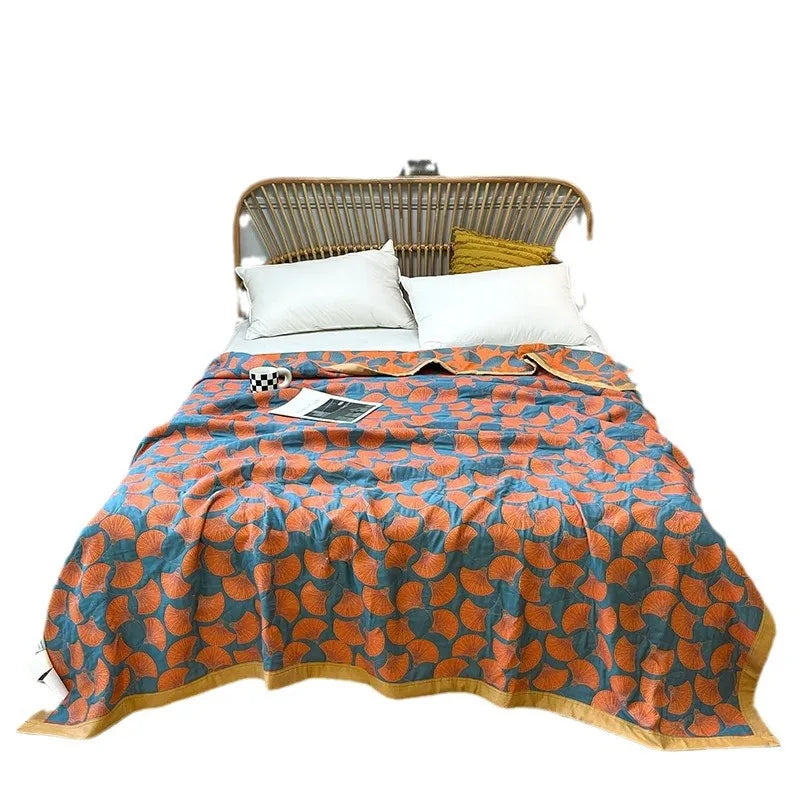 Triple-Layered Breathable Cotton Jacquard Quilt