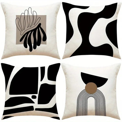 Abstract geometric line printed pillowcase modern Nordic style home furnishing room decoration living room sofa cushion cover - AliExpress 15