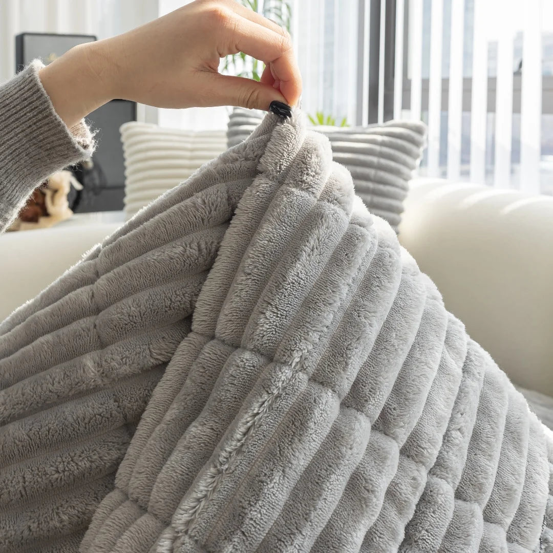 Premium Quilted Flannel Sofa Protector