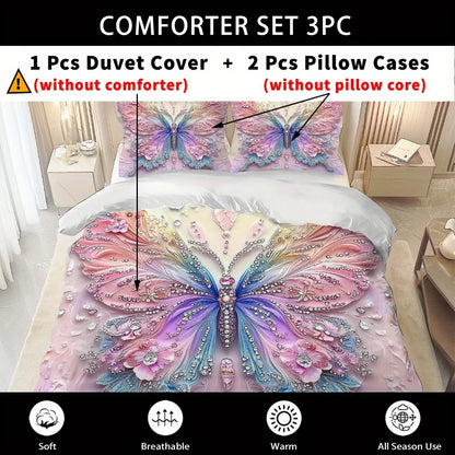 Ethereal Butterfly Fantasy Bedding Set
