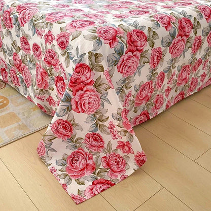 Botanical Bloom Premium Luxury Flat Sheet