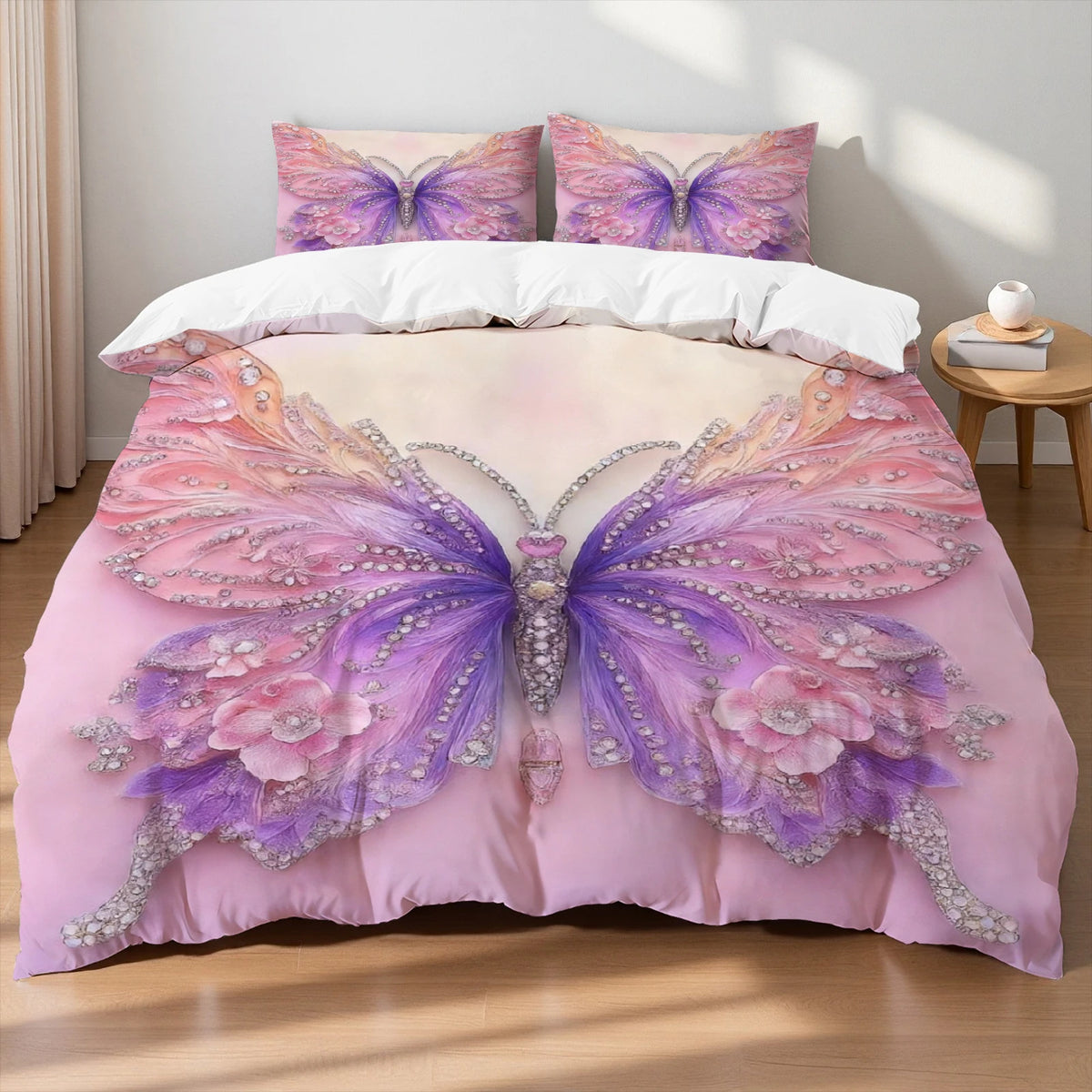 Ethereal Butterfly Fantasy Bedding Set