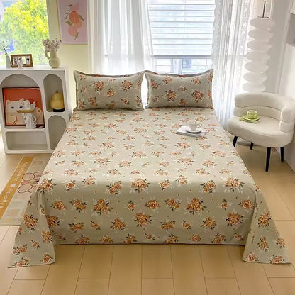 Botanical Bloom Premium Luxury Flat Sheet